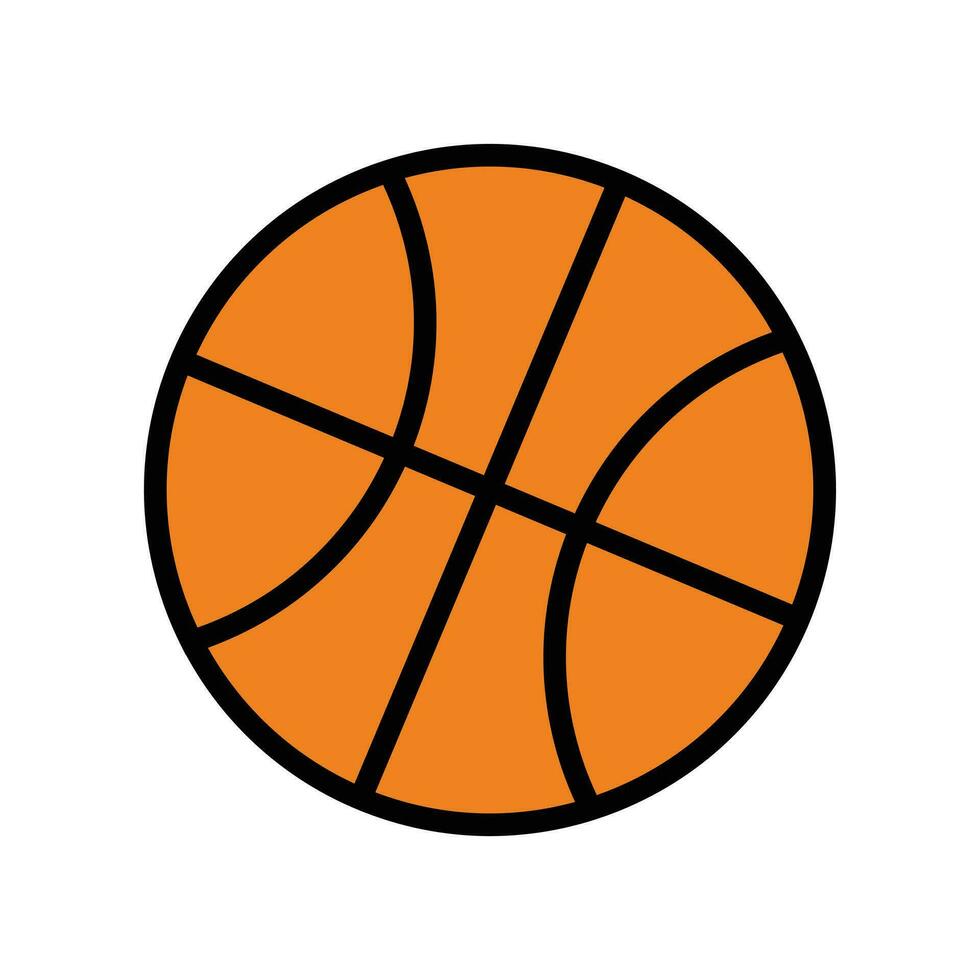 vector baloncesto icono firmar icono vector ilustración para personal y comercial usar. limpiar Mira de moda icono.