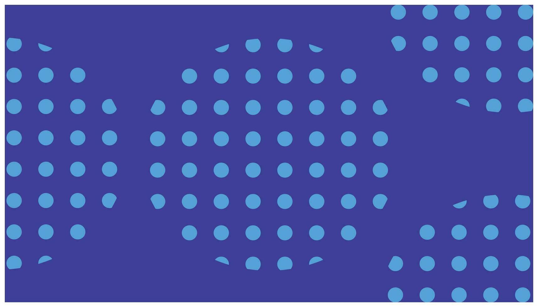 Blue polka dot pattern on blue background. Vector illustration for your design. background template with geometric patterns