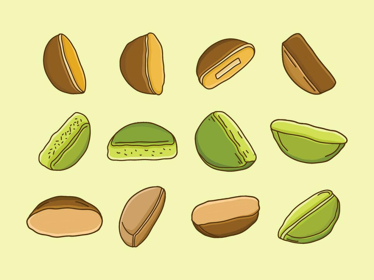 Indonesian Traditional Food Vector Illustration