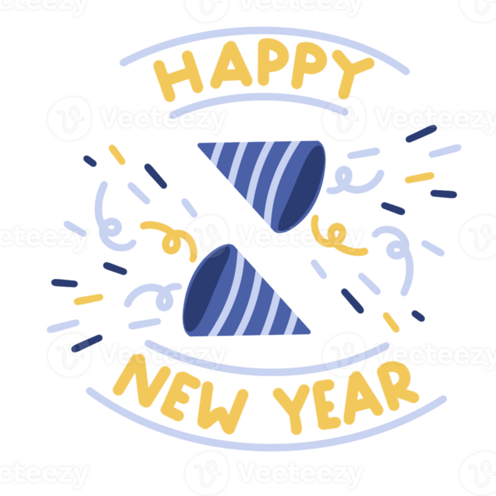 Happy new year firework png