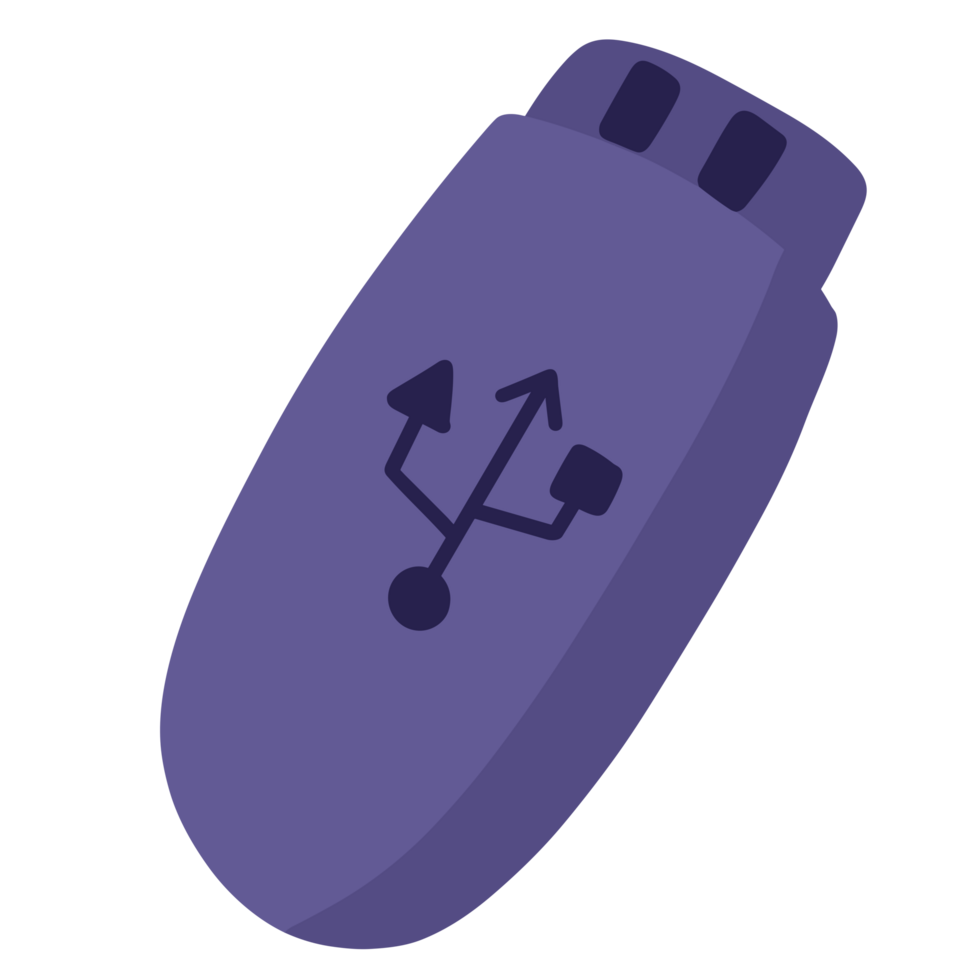 Flash disk connector data illustration png