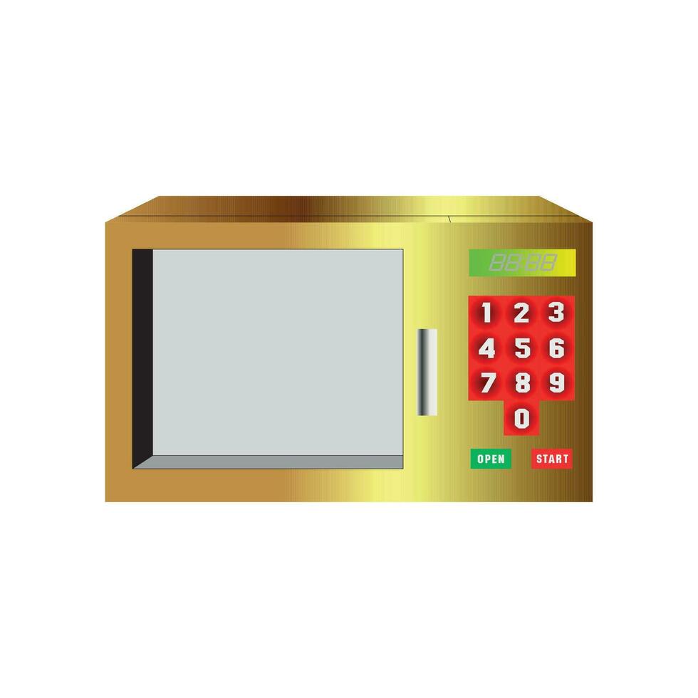 dorado micro horno vector acortar Arte