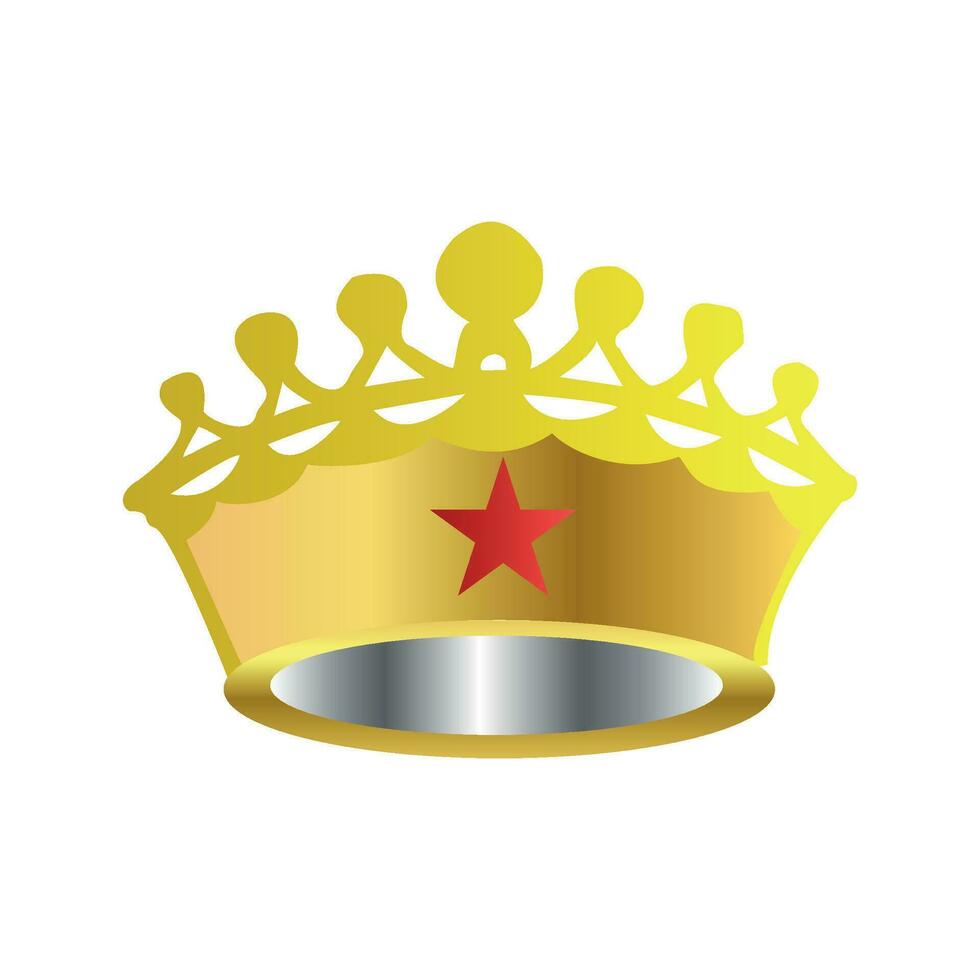 Traditional Crown Design vector art