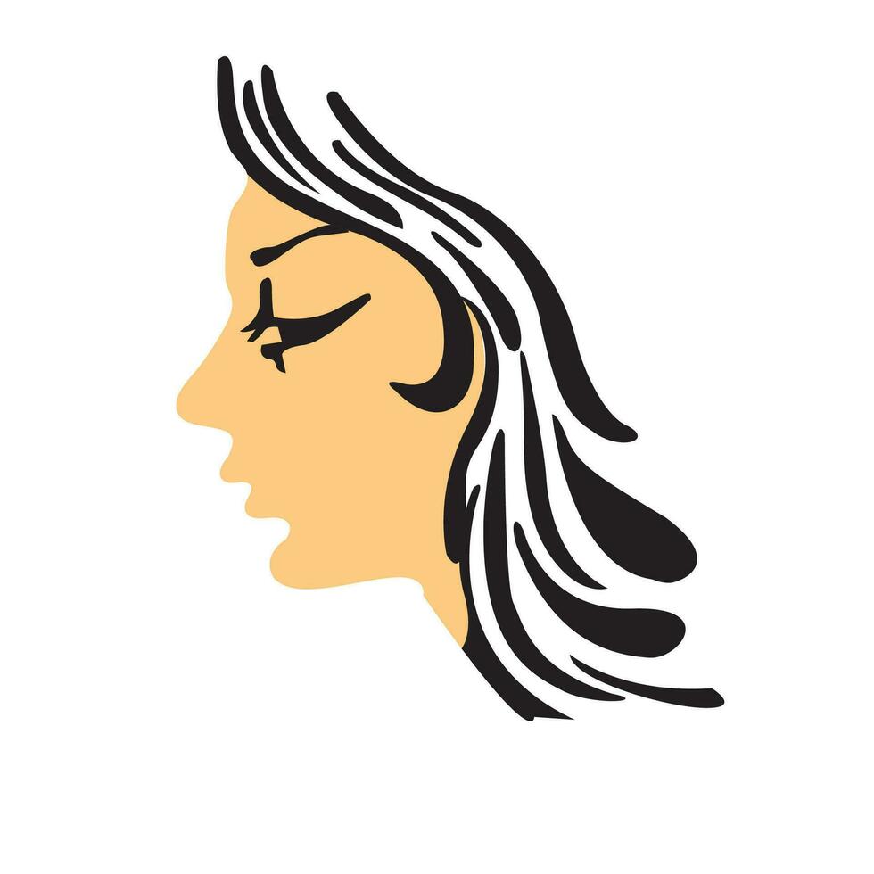 female face clip art human illustration vector