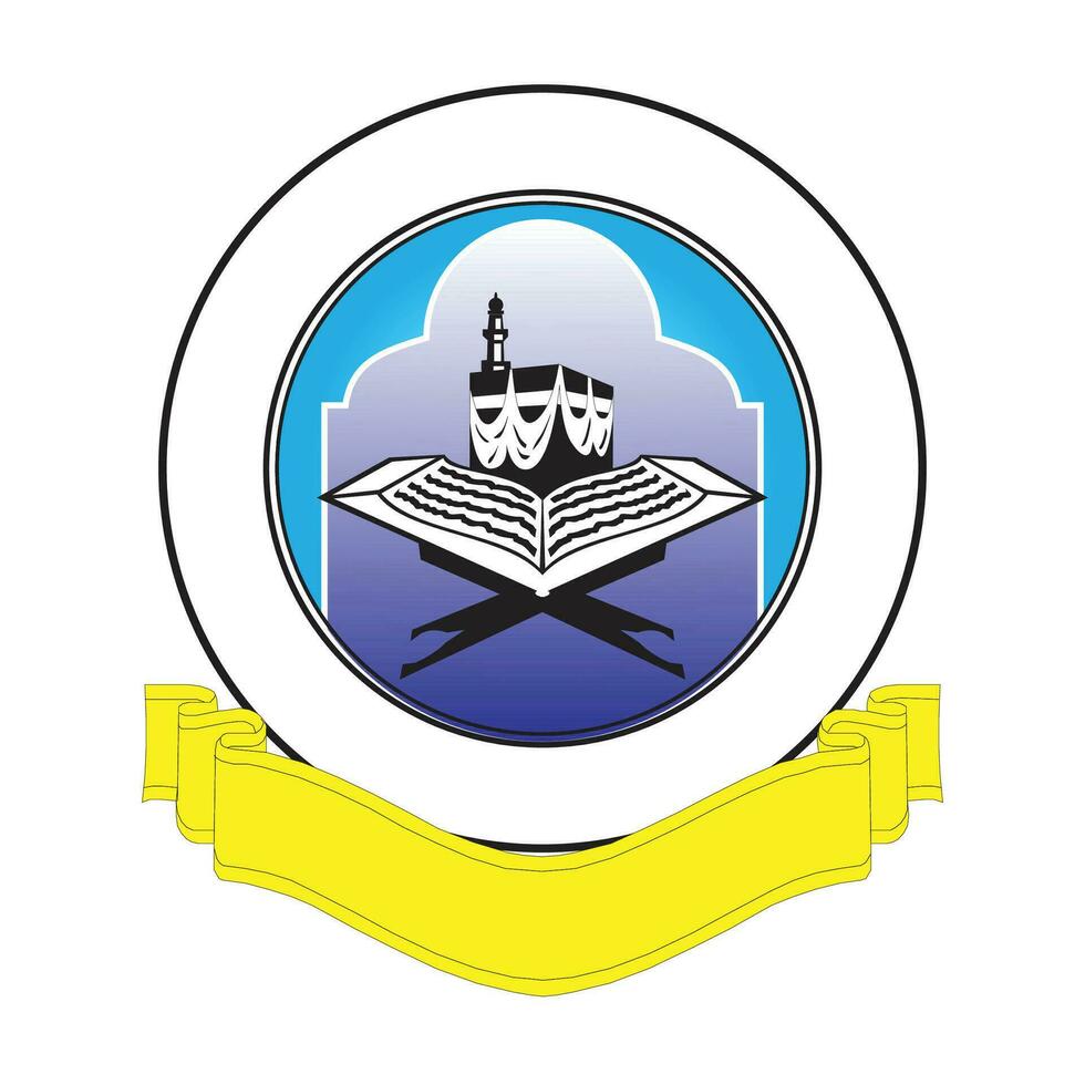 madrasah Islamic institute logo vector