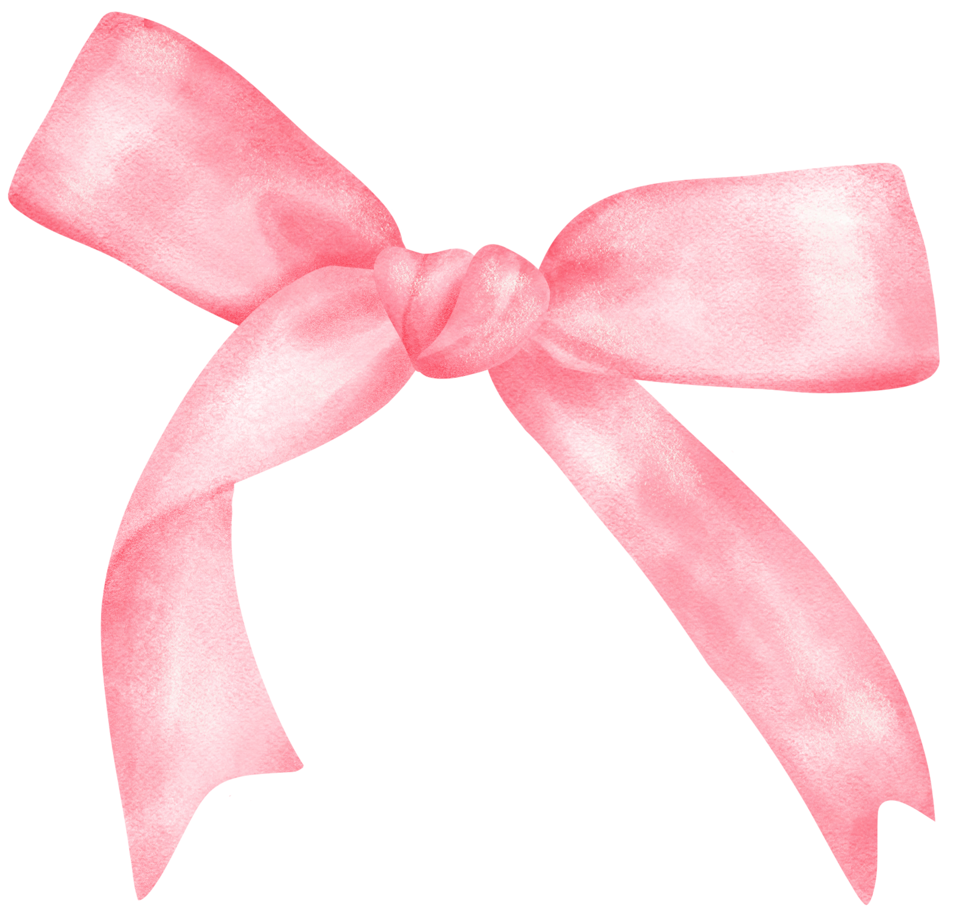 Pink Coquette ribbon bow watercolor 36004872 PNG
