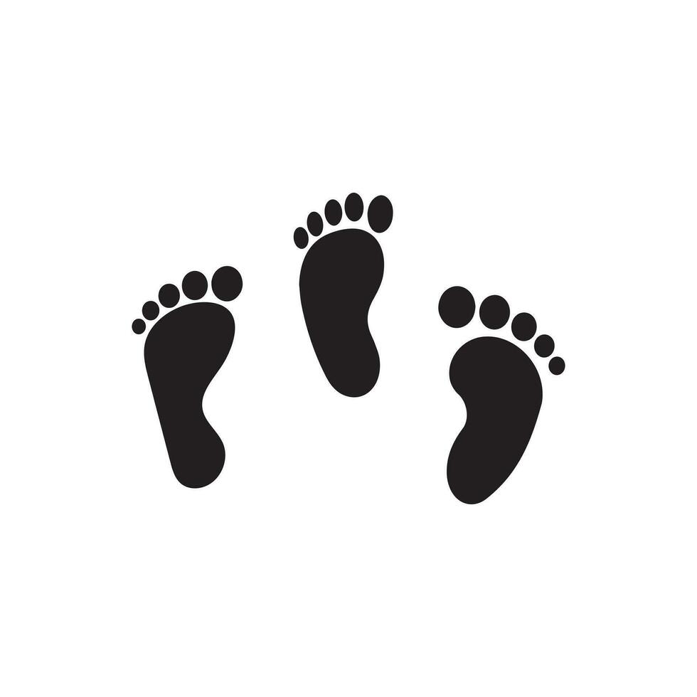 Foot line icon. Human Footprint step Icon. Element of treatment icon for mobile concept and web apps. Thin line foot line icon can be used for web and mobile. vector