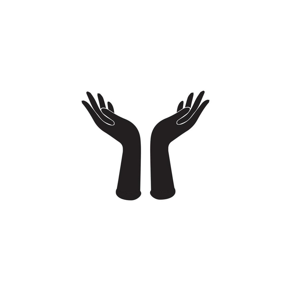 Hand concept. Collection of gesture high quality vector outline signs for web pages, books, online stores, flyers, banners etc. hands holding protect giving gestures icons.