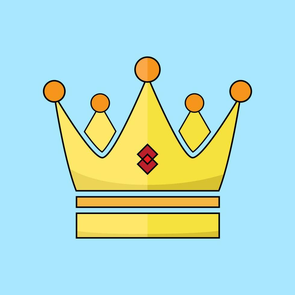 Yellow Crown Vector