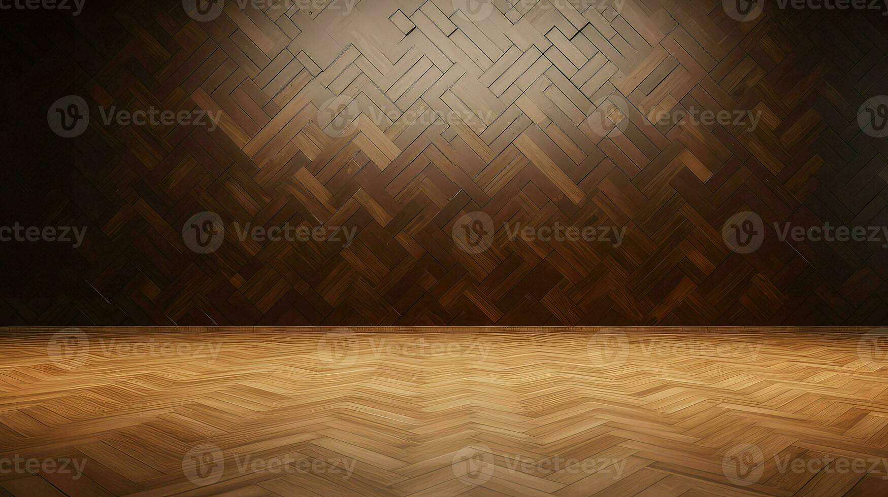 AI generated minimal floor empty background photo