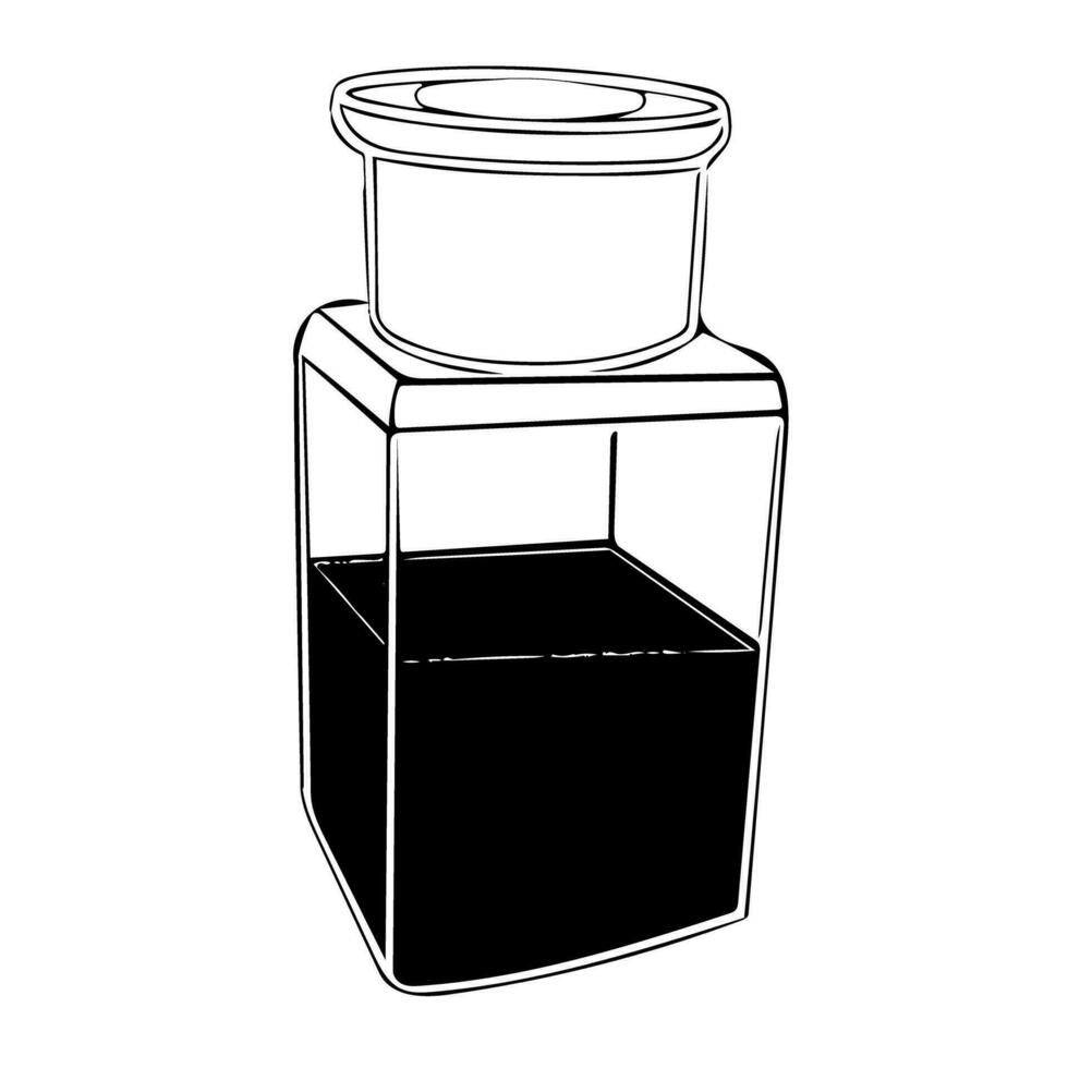 plano diseño de cubeta muestreo tubo vaso vector ilustración. plano diseño de cubeta muestreo tubo vaso vector ilustración.