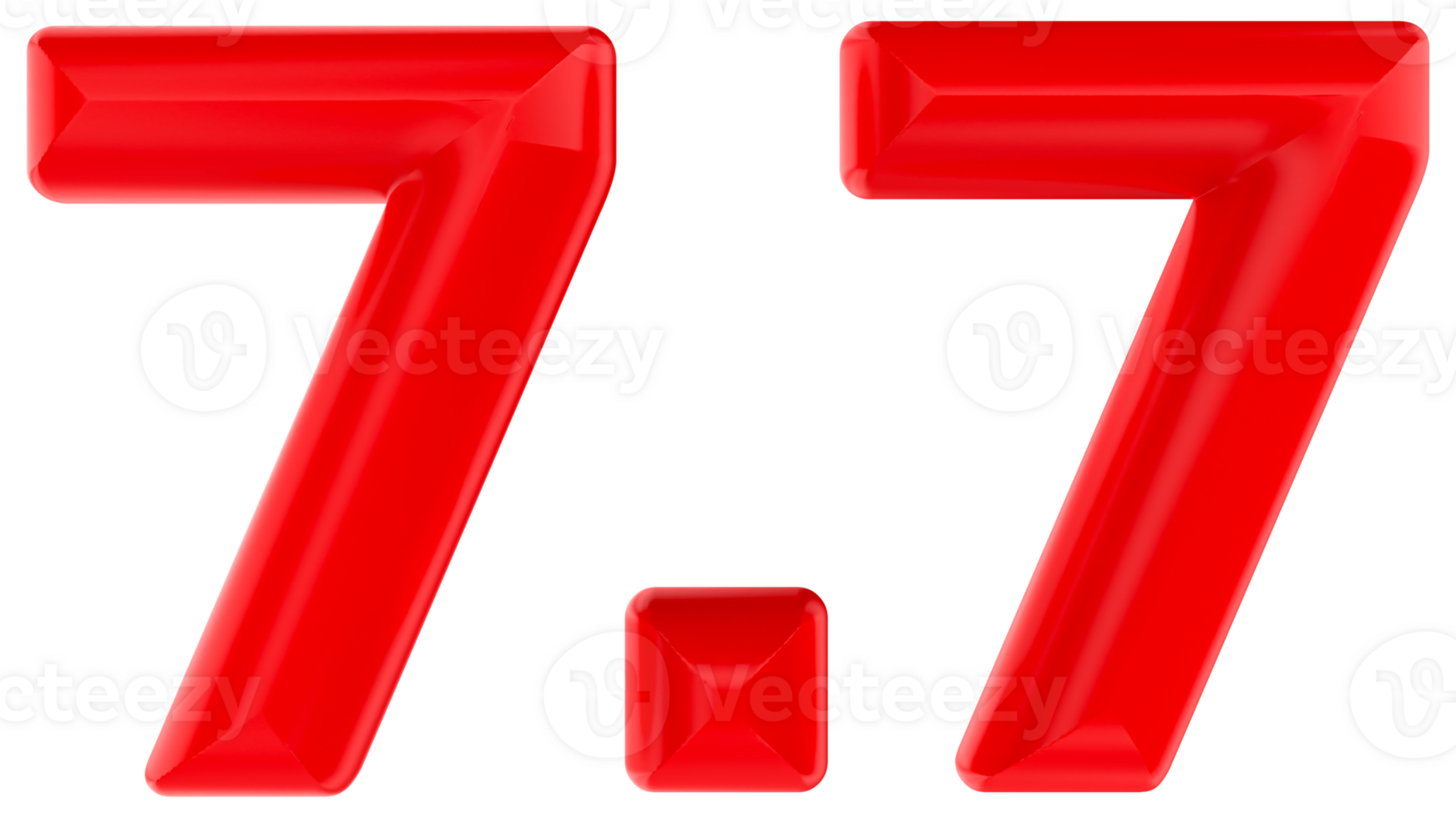 3d rendering of singles day 7.7 sales png