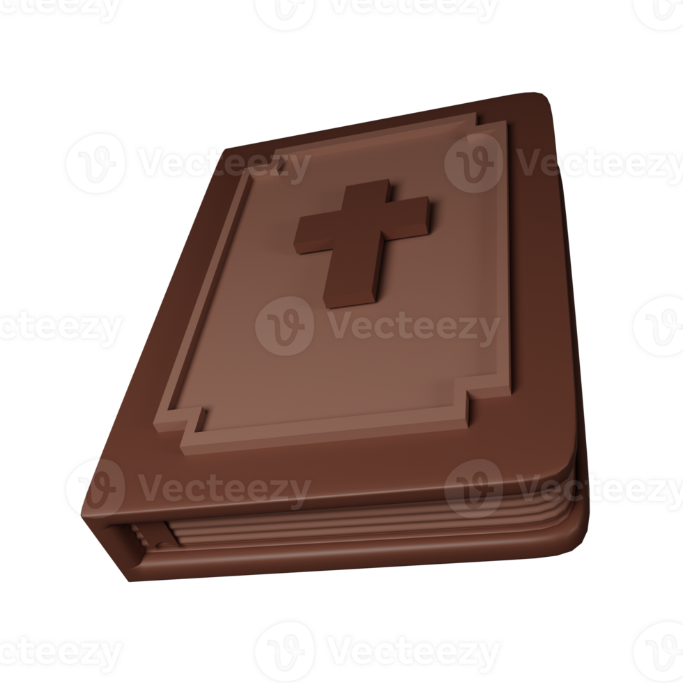 Holy Bible 3D Icon Illustration png