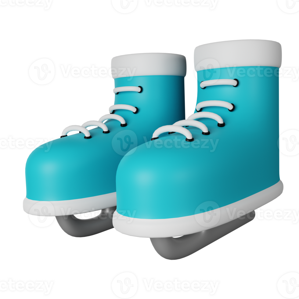Ice Skates 3D Icon Illustration 36005766 PNG