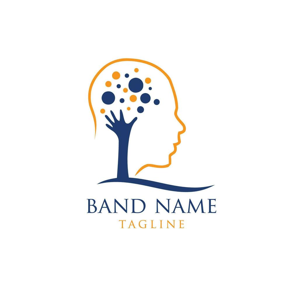 This is brain logo design vector