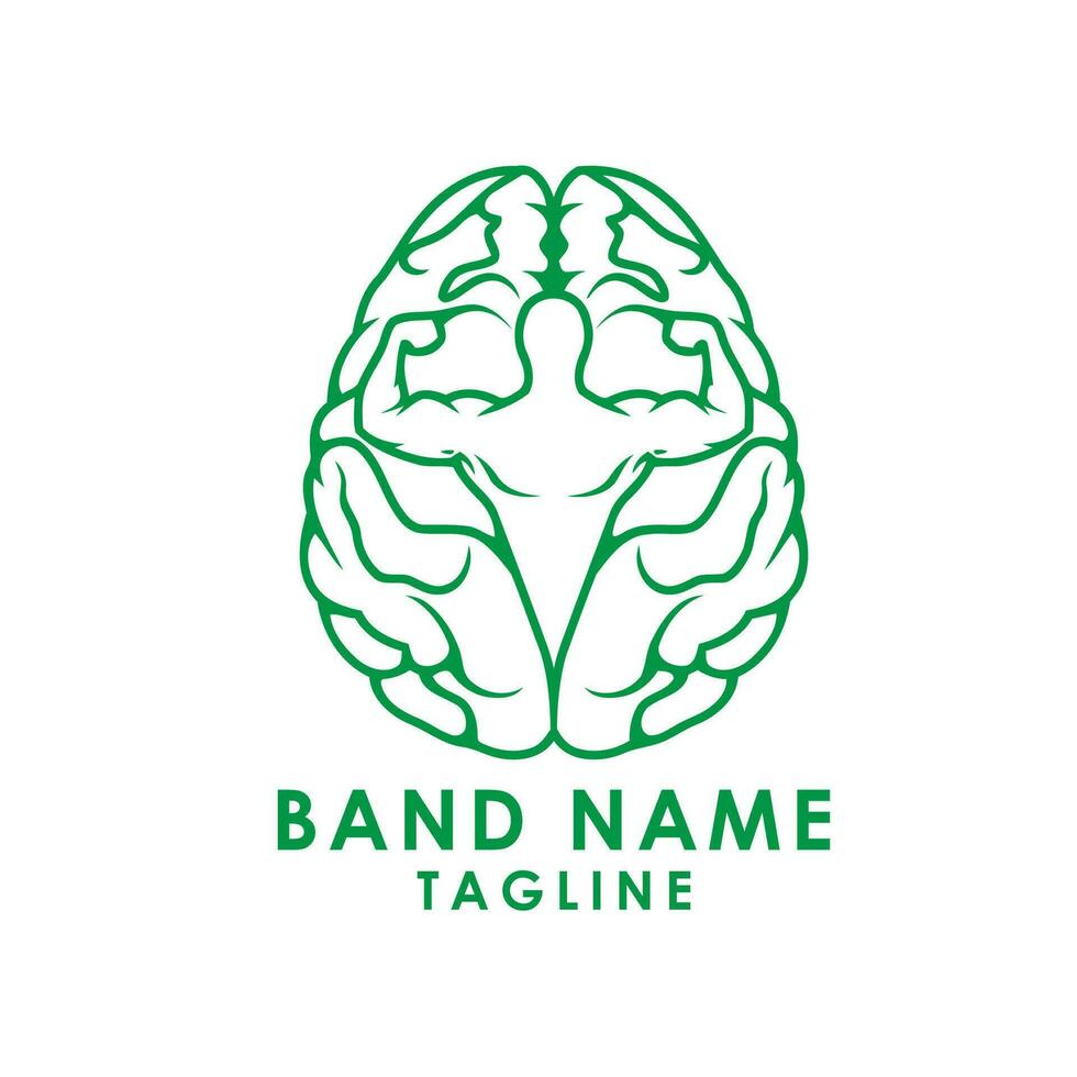 This is brain logo design vector