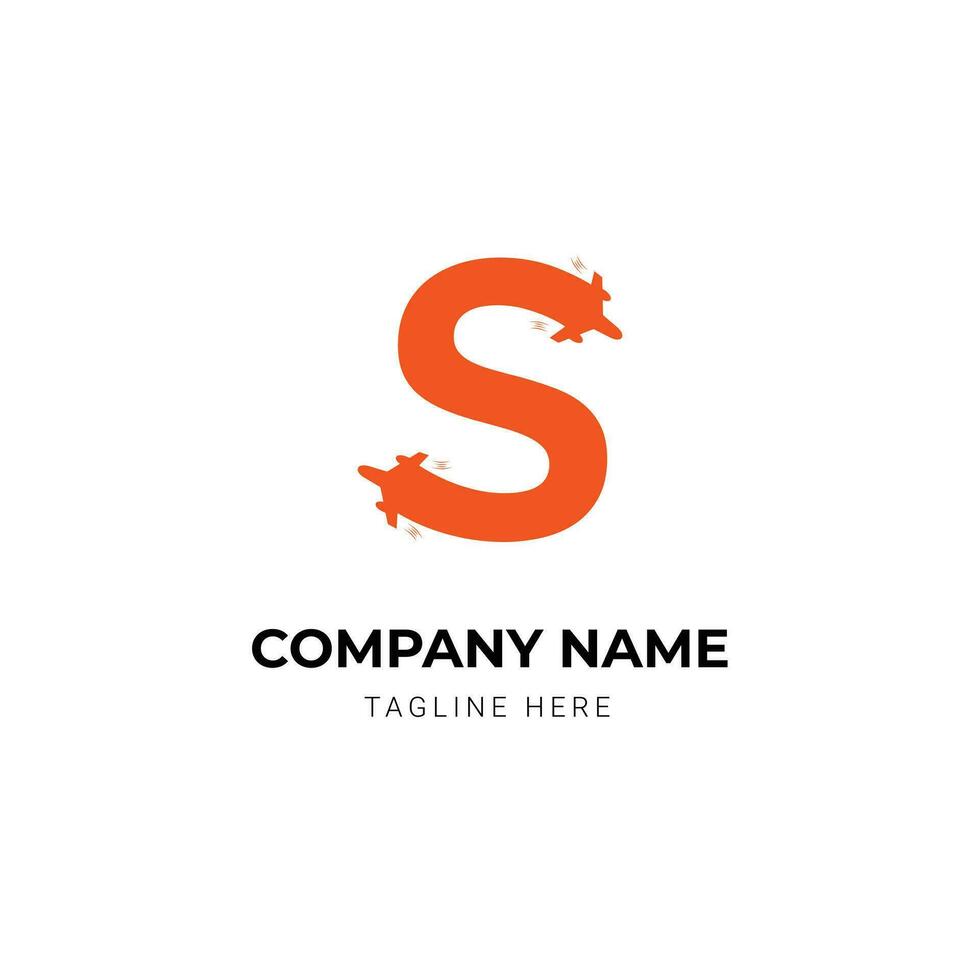 creative travel agency logo design template vector