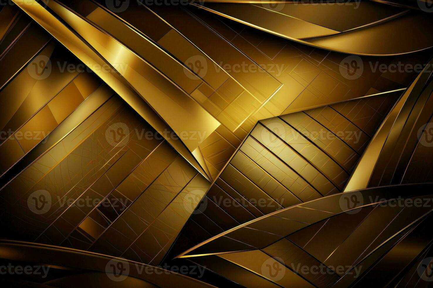 AI generated Lustrous Gold realistic detailed. Generate Ai photo