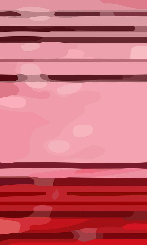 Aesthetic abstract art with a combination of shapes and red colors. Suitable for background and poster vector