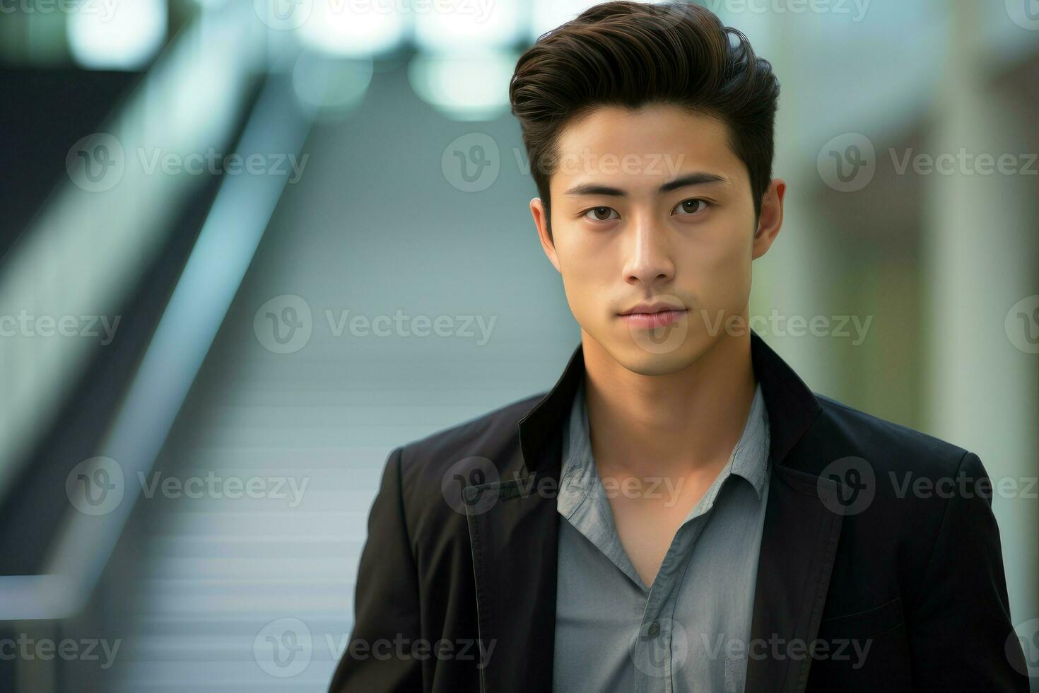 AI generated Studious Male student indonesian. Generate Ai photo