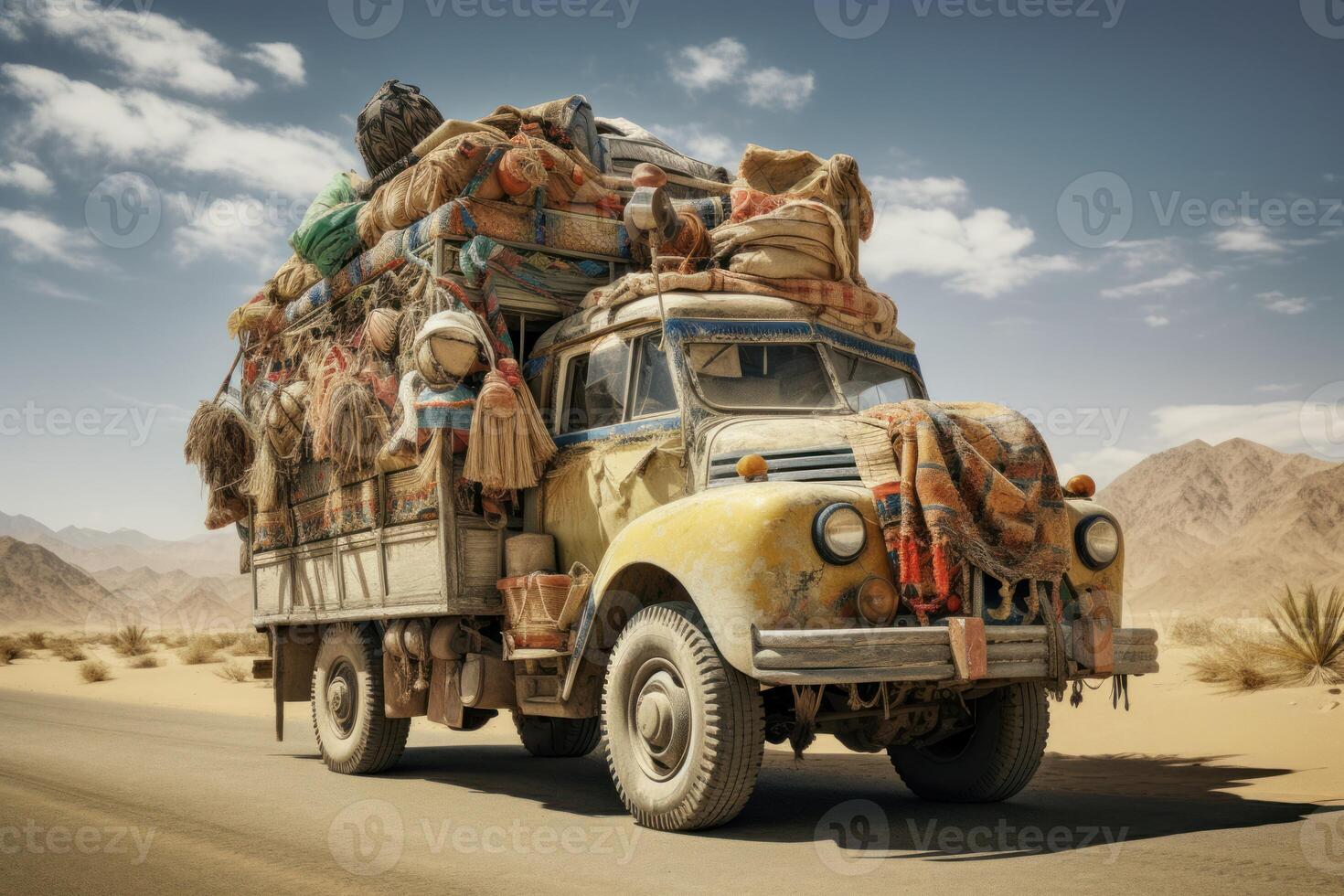 ai generado escénico hombre viaje en Egipto transporte. generar ai foto