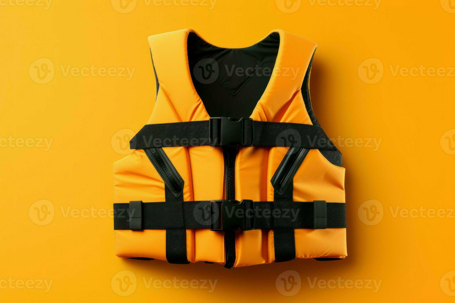 AI generated Adjustable Life jacket mockup. Generate Ai photo