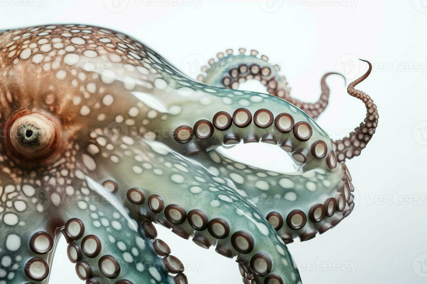 Octopus animal tentacles. Generate ai photo