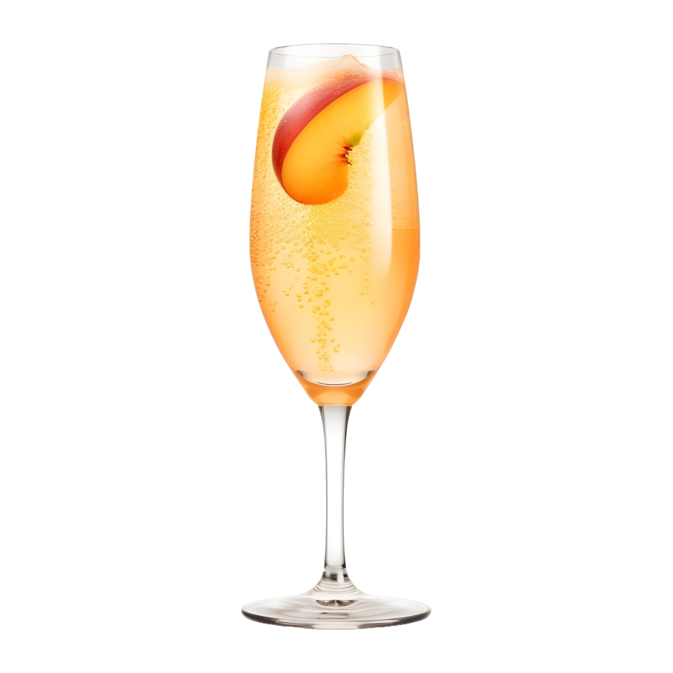 AI generated Fizzy Mocktail in a Glass on Transparent background - Ai Generated png