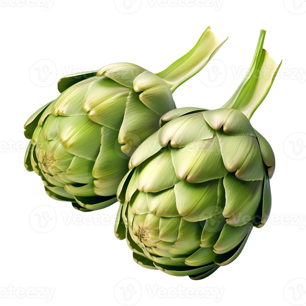 AI generated Artichoke on Transparent background - Ai Generated png