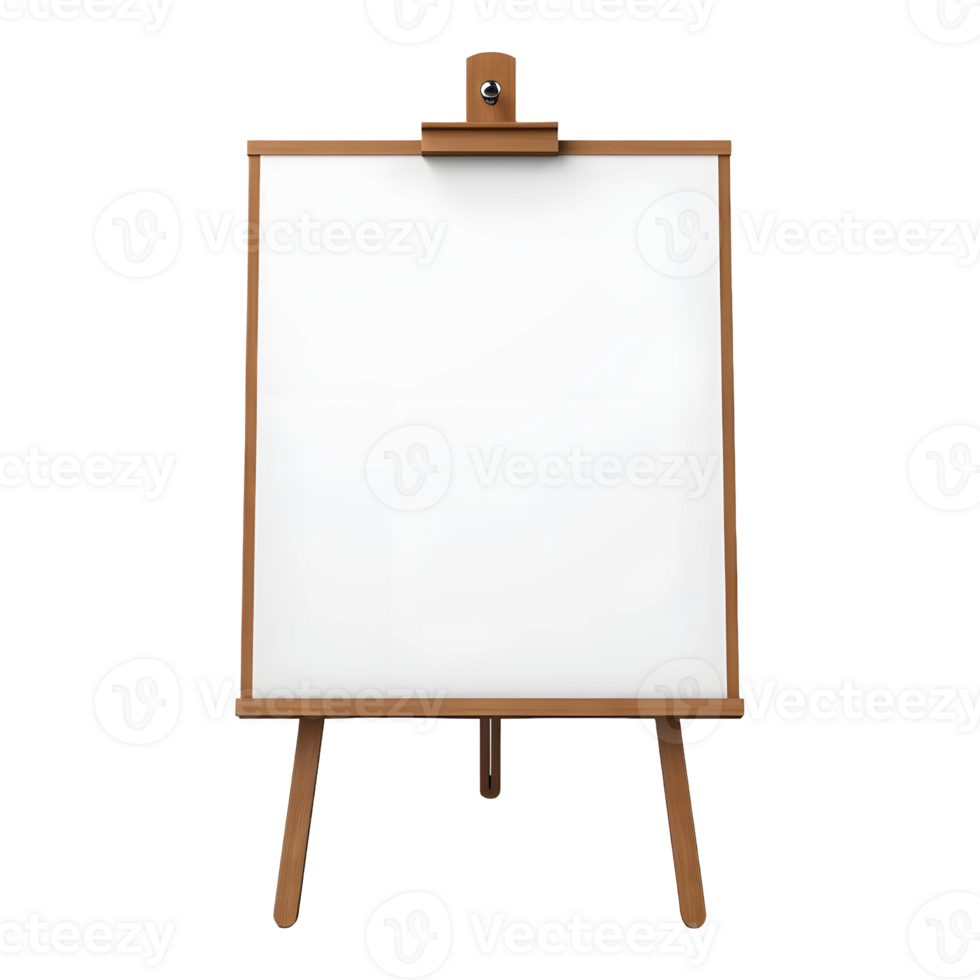 AI generated White Paper Board With Writing Hand on Transparent background - Ai Generated png