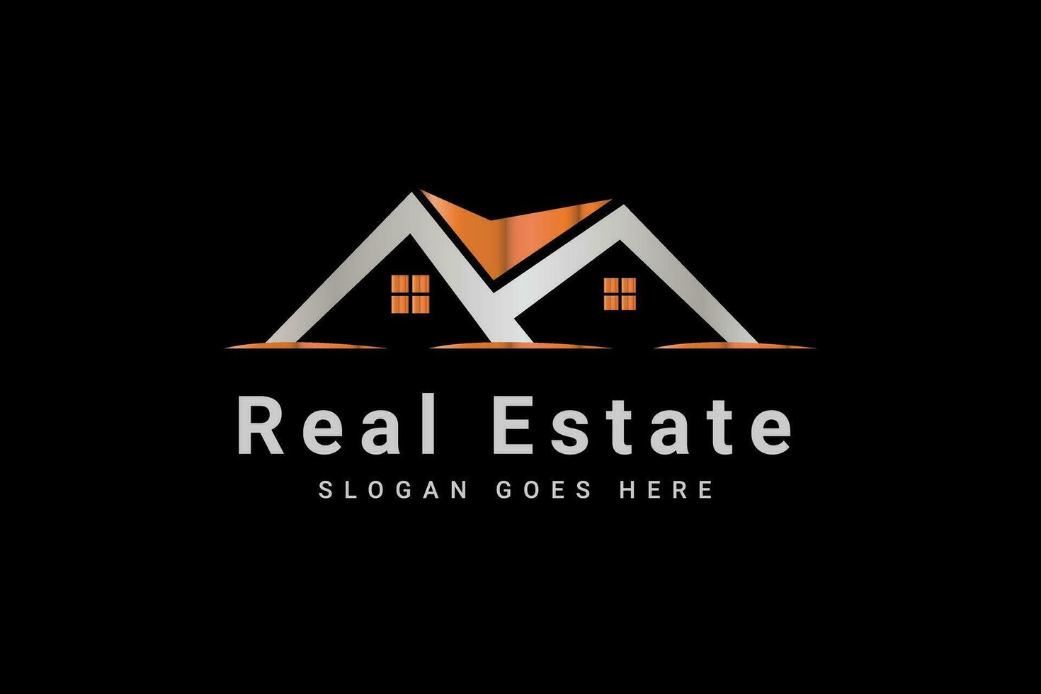 Vector Real Estate House Luxury Logo Design Template