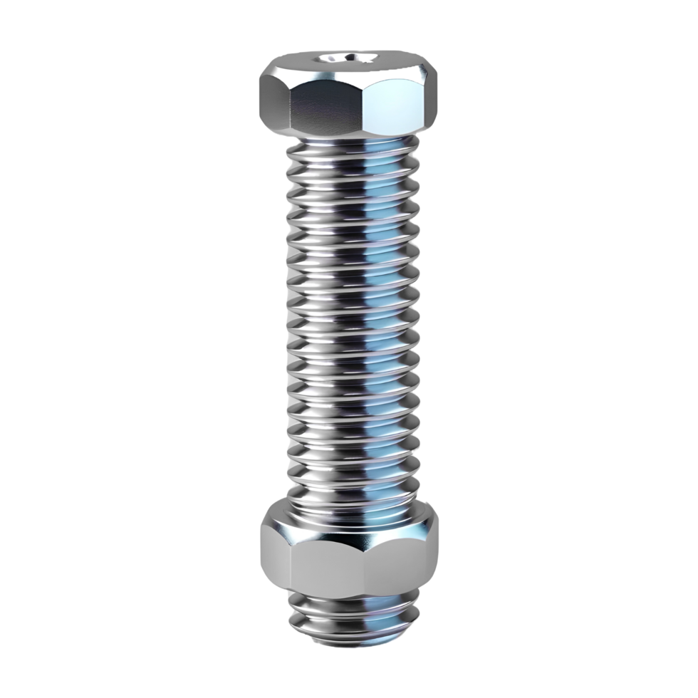 ai generado hardware tornillo en transparente antecedentes - ai generado png