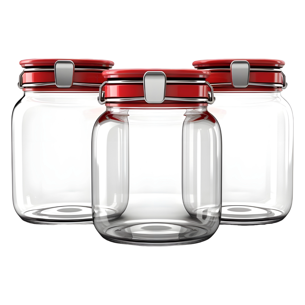 AI generated Blank Jar on Transparent background - Ai Generated png