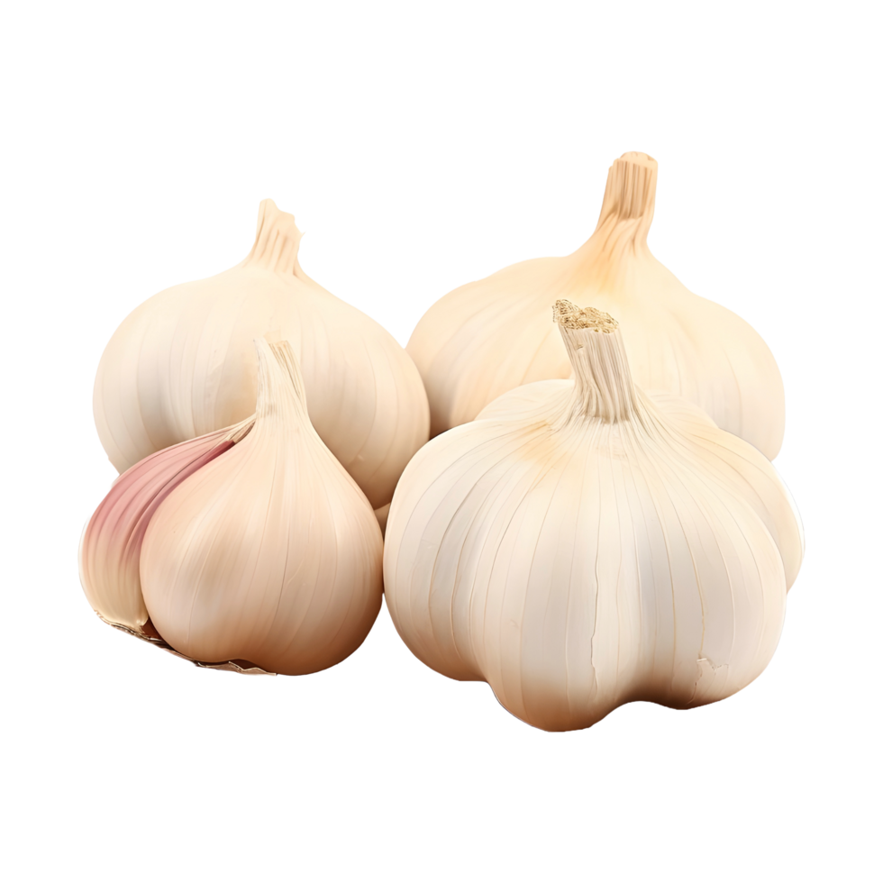 AI generated Garlic on Transparent background - Ai Generated png