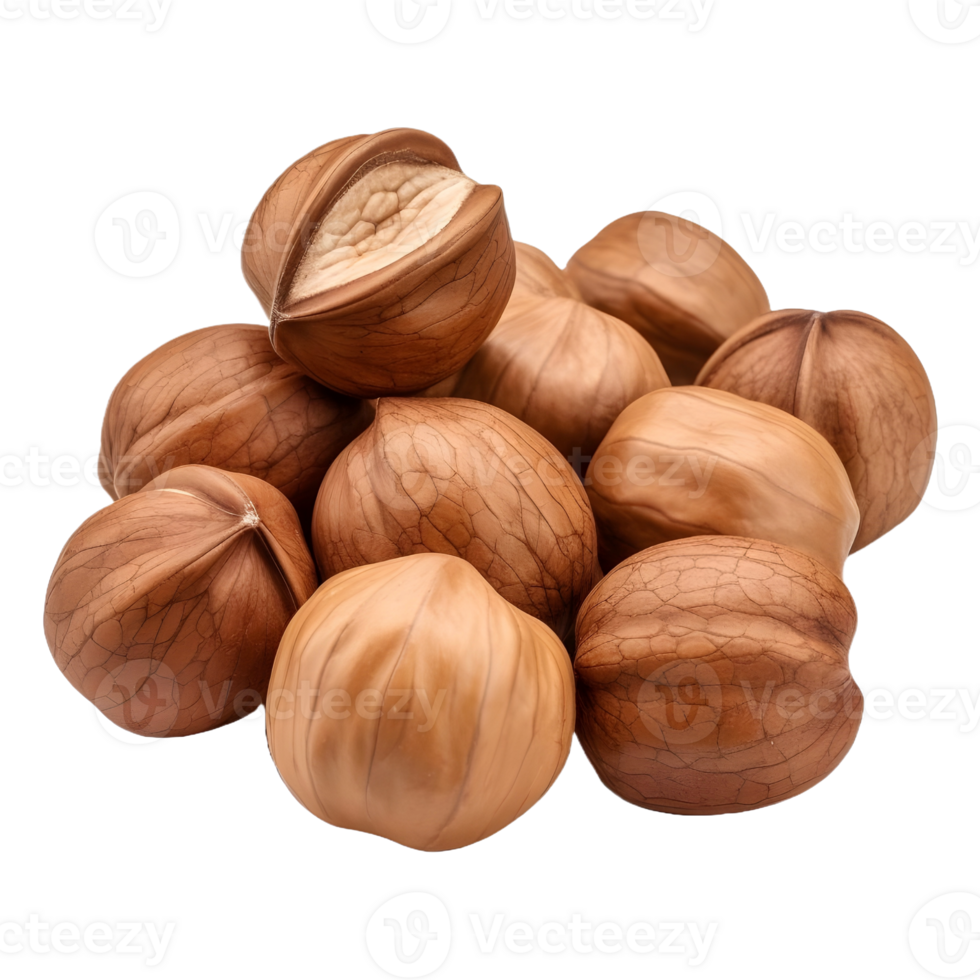 AI generated Walnuts on Transparent background - Ai Generated png