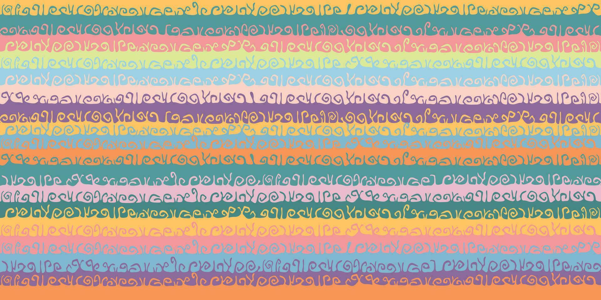 Abstract colorful grass field childish style background vector illustration.