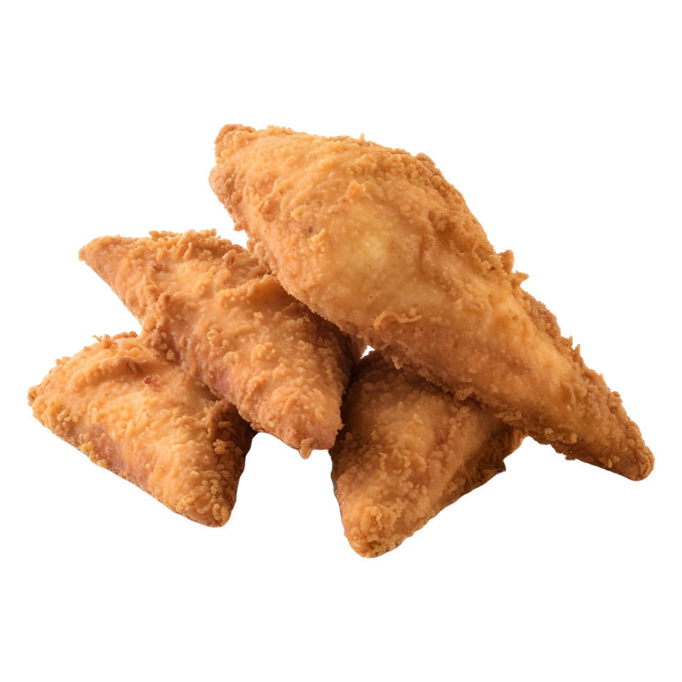 AI generated Fried Crispy Chicken on Transparent background - Ai Generated png