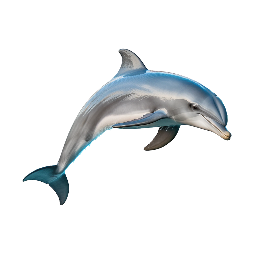 AI generated Dolphin isolated on transparent background png