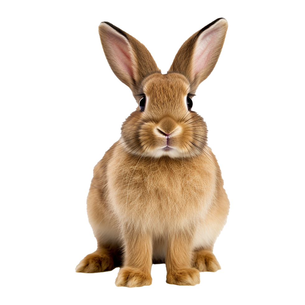 AI generated Rabbit isolated on transparent background png