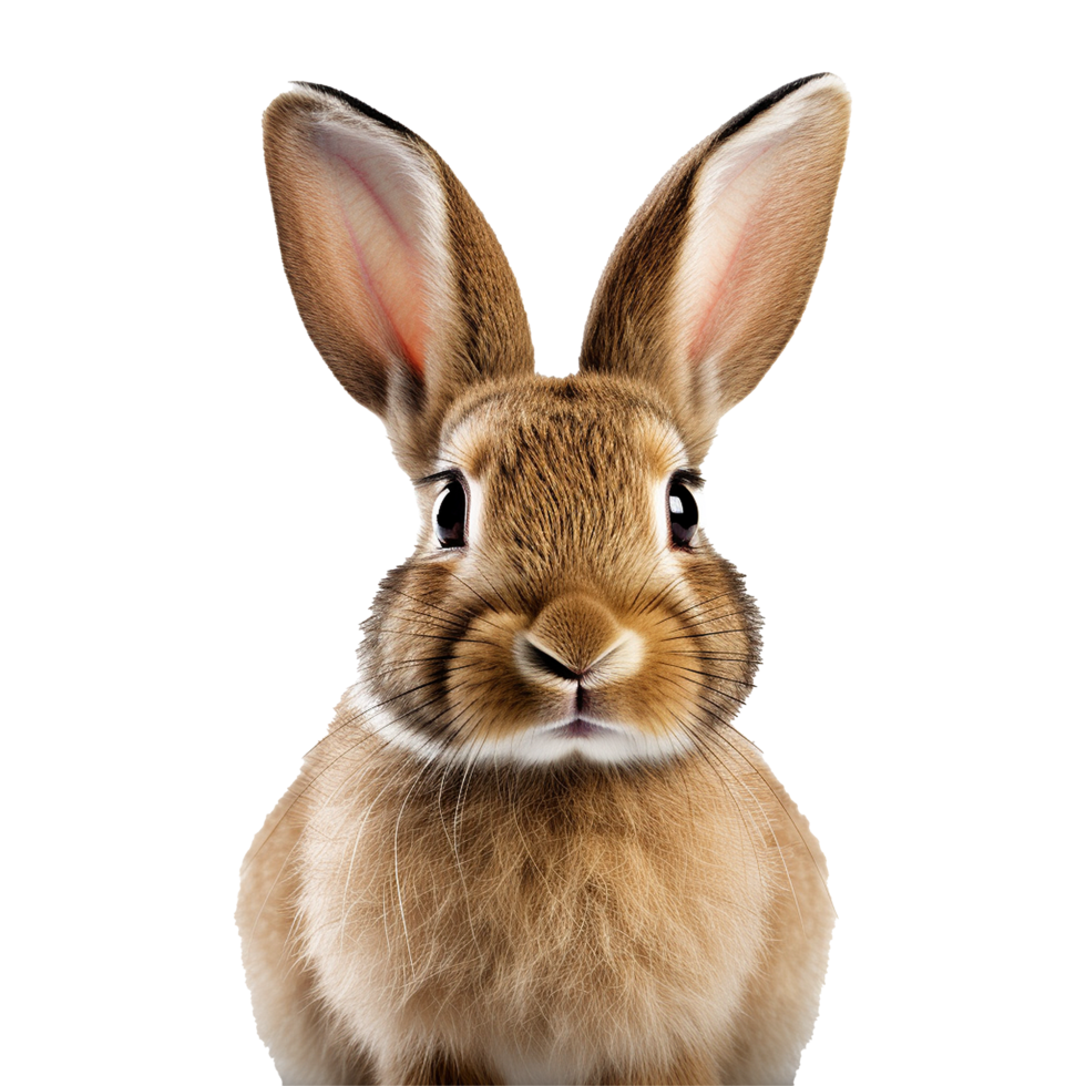 AI generated Rabbit isolated on transparent background png