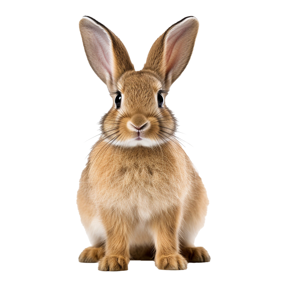 AI generated Rabbit isolated on transparent background png