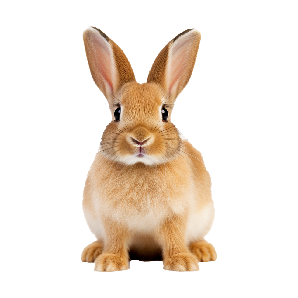 AI generated Rabbit isolated on transparent background png