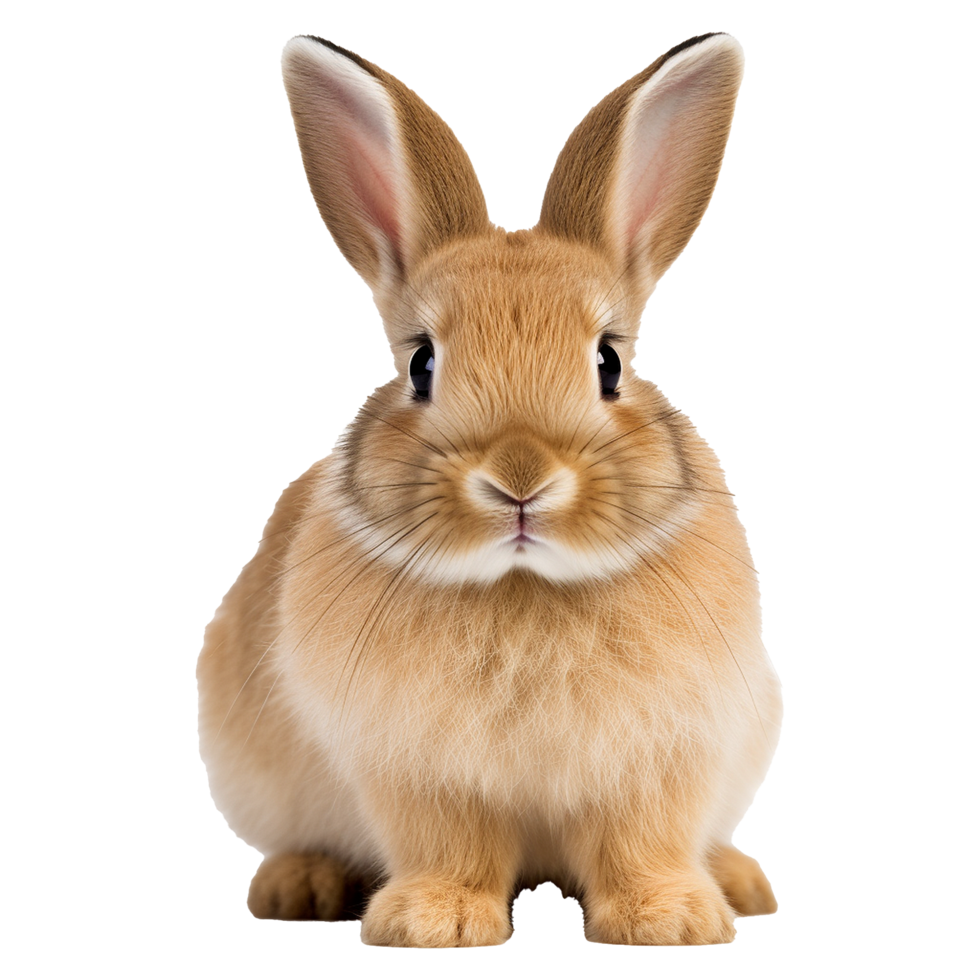 AI generated Rabbit isolated on transparent background png