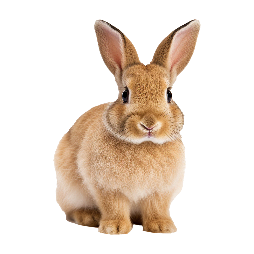 AI generated Rabbit isolated on transparent background png