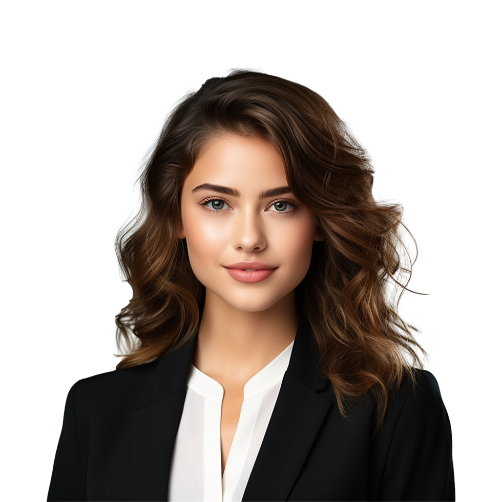 AI generated Businesswoman isolated on transparent background png