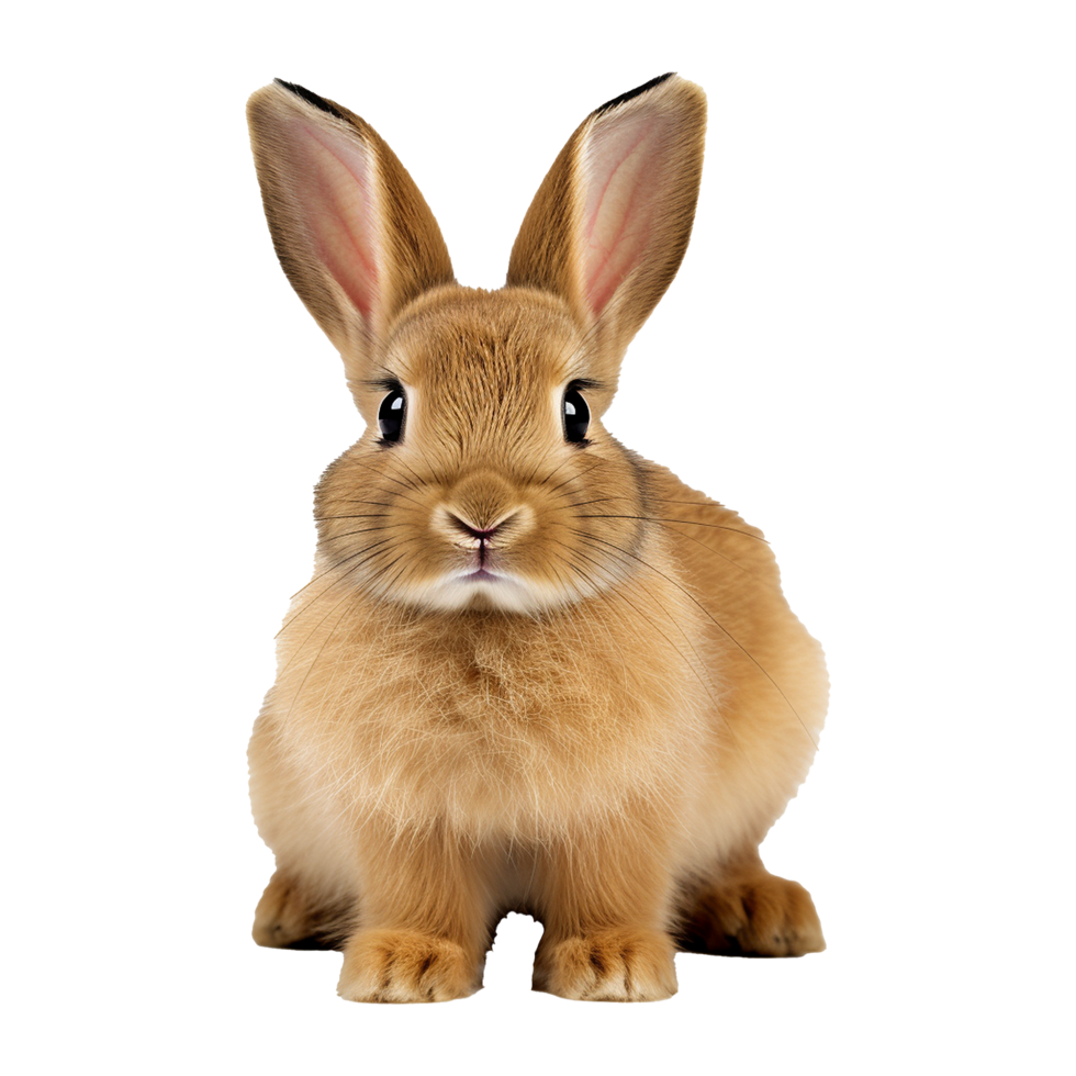 AI generated Rabbit isolated on transparent background png