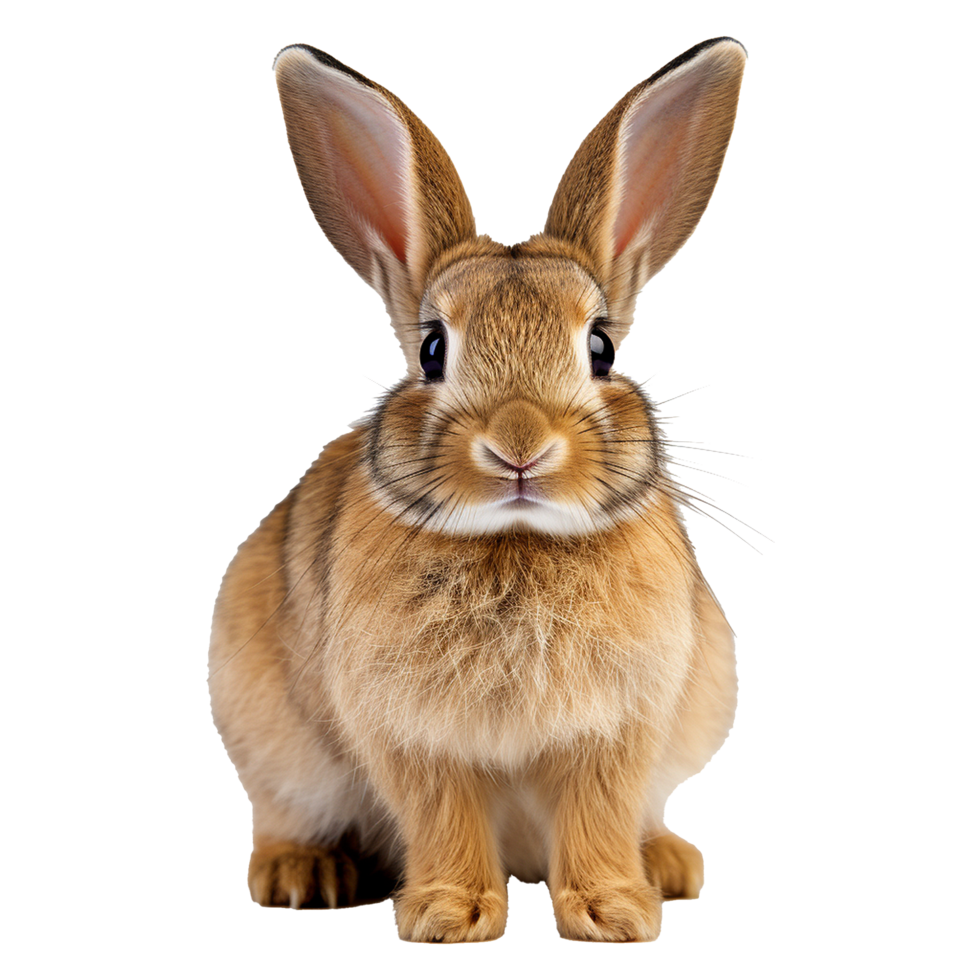 AI generated Rabbit isolated on transparent background png