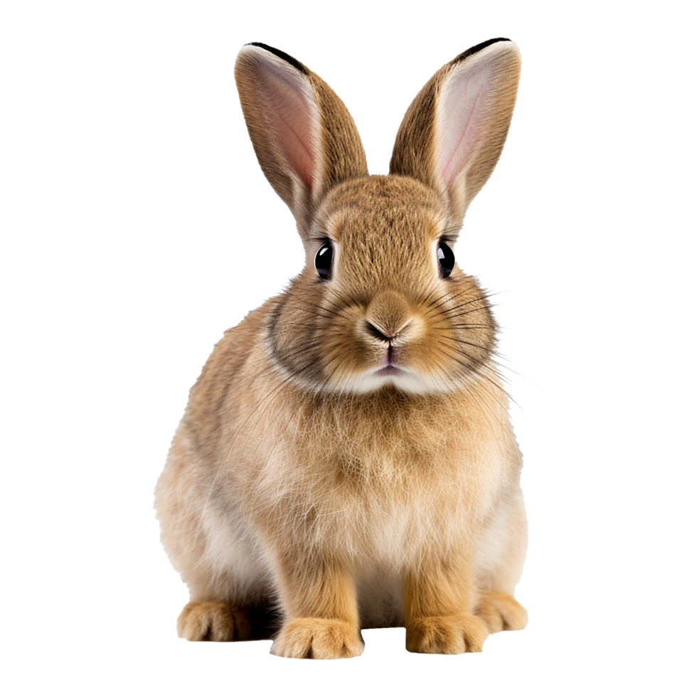 AI generated Rabbit isolated on transparent background png