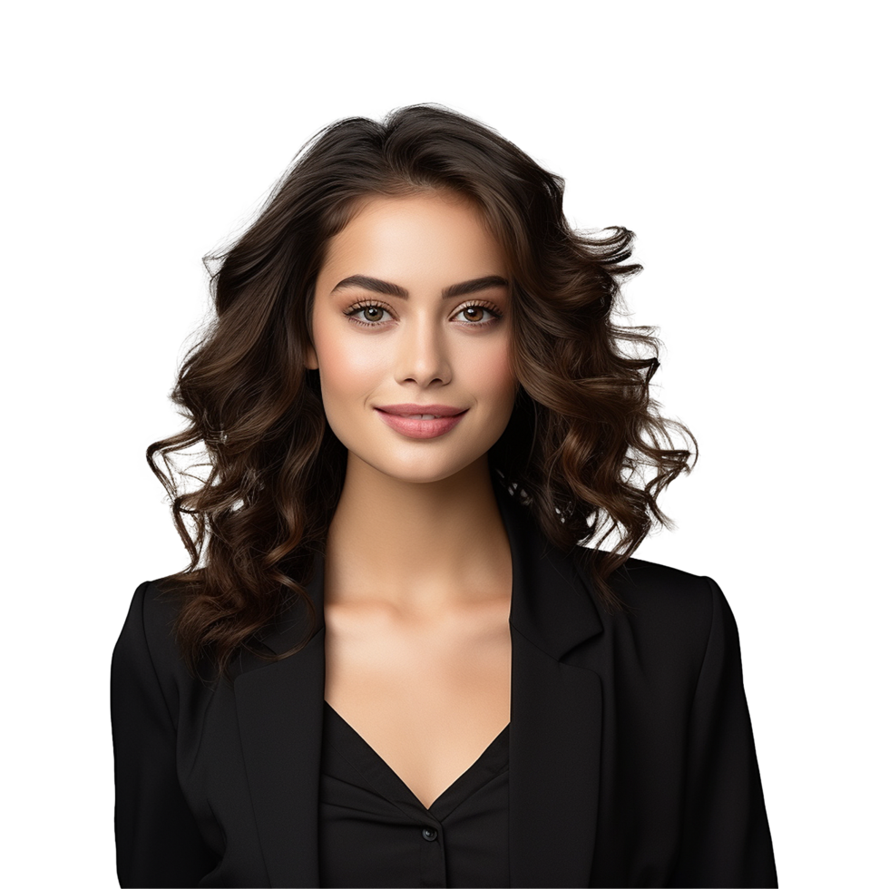 AI generated Businesswoman isolated on transparent background png