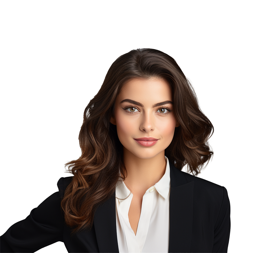 AI generated Businesswoman isolated on transparent background png